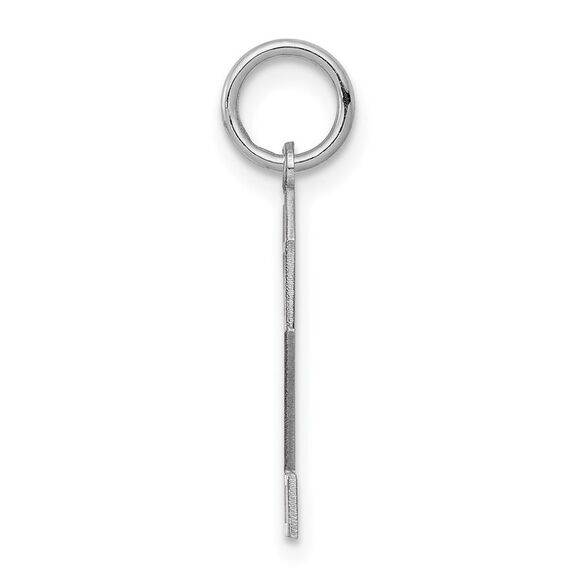 Sterling Silver, Jersey Collection, Medium Number 2 Pendant - Picture 2 of 5